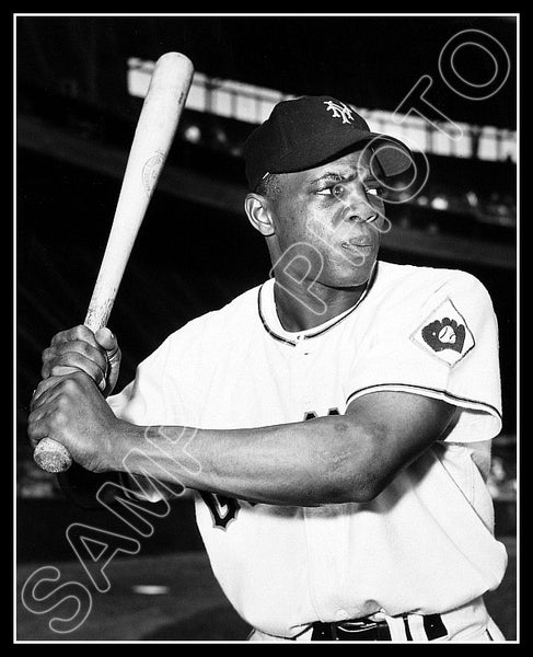 Willie Mays 8X10 Photo - 1951 1952 New York Giants Bowman Card - 562