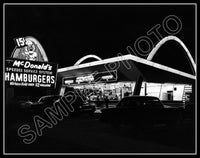 1955 McDonald's Restaurant 11X14 Photo - Des Plaines Illinois - 2357