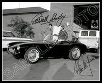 1963 Steve McQueen Carroll Shelby 8X10 Photo - Autographed - 3246