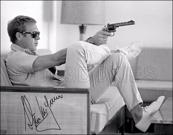 1963 Steve McQueen 11X14 Photo - Autographed - 3243