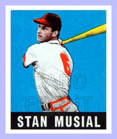 1948 Leaf Stan Musial Reprint Card - St. Louis Cardinals - 3387