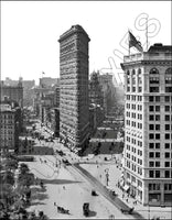 1908 New York Flat Iron Building 11X14 Photo - 2559