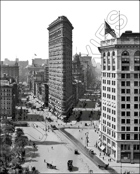 1908 New York Flat Iron Building 8X10 Photo - 2558