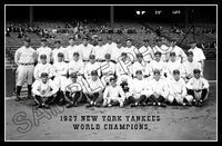 1927 New York Yankees Poster 11X17 - Gehrig Ruth Lazzeri - 2162