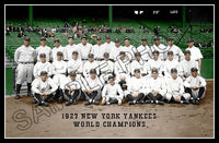 1927 New York Yankees Colorized Poster 11X17 - Gehrig Ruth Lazzeri - 2163