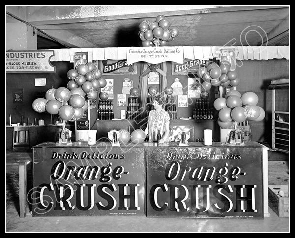 1926 Orange Crush Stand 8X10 Photo - 2361