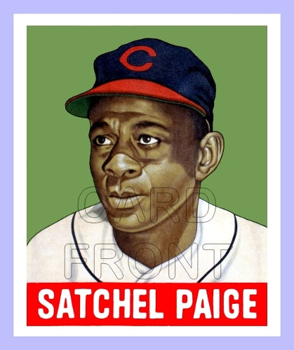 1948 Leaf Satchel Paige Fantasy Card - Cleveland Indians - 3388 – OUR3DOXIES