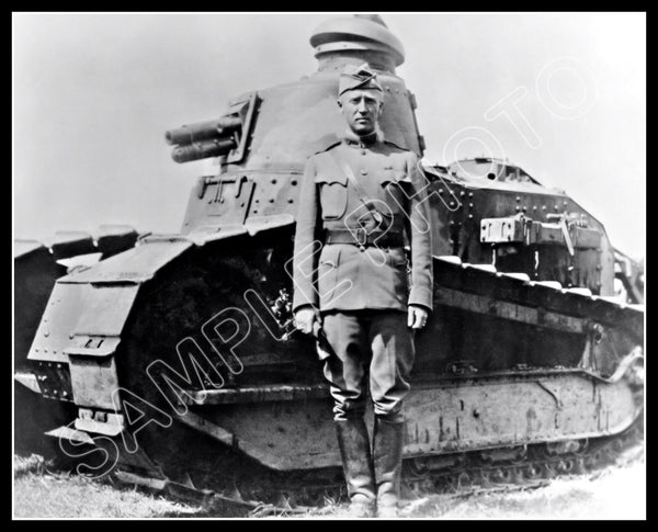 1918 George Patton 8X10 Photo - WWI - 2911