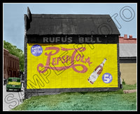 1938 Pepsi Sign Colorized 8X10 Photo - Halifax North Carolina - 2365