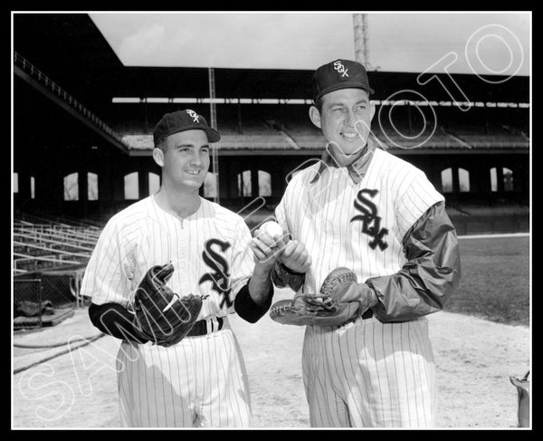 Billy Pierce Sherm Lollar 8X10 Photo - 1959 Chicago White Sox - 11957