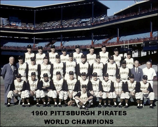 1960 Pittsburgh Pirates 8X10 Photo - Clemente Mazeroski - 2172