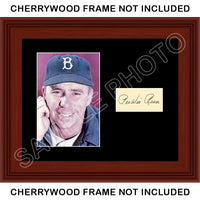 Pee Wee Reese Matted Photo Display 8X10 - Brooklyn Dodgers - 621