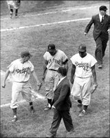 Jackie Robinson Willie Mays 8X10 Photo - Pee Wee Reese Dodgers Giants - 11982