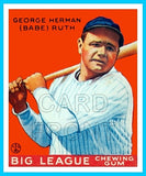 1933 Goudey Babe Ruth Reprint Card #149 - New York Yankees - 3333