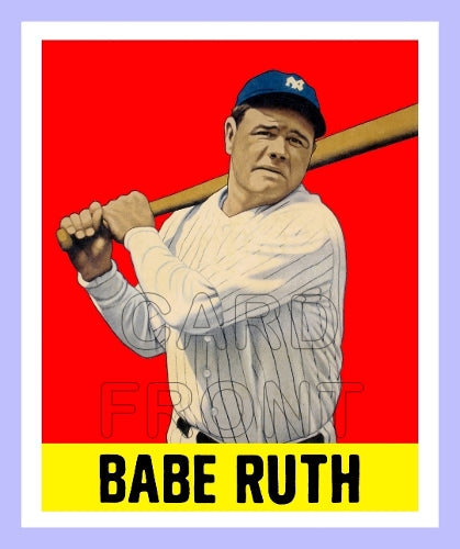 1948 Leaf Babe Ruth Fantasy Card - New York Yankees - 3392