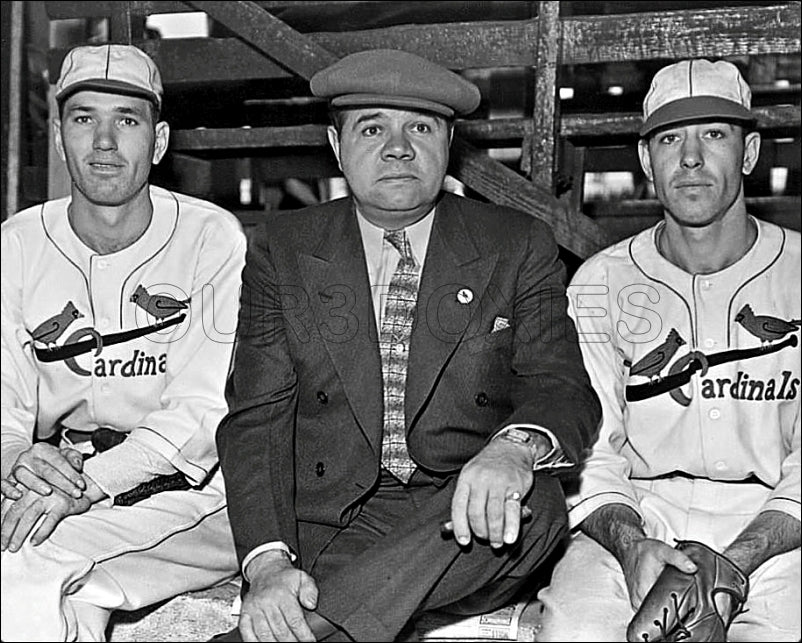 Babe Ruth Dizzy Dean 8X10 Photo - Paul Daffy Dean 1934 Yankees Cardina ...