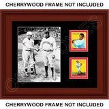 Babe Ruth Jimmie Foxx 1933 Goudey Cards Matted Photo Display 11X14 - Yankees Athletics A's - 2020