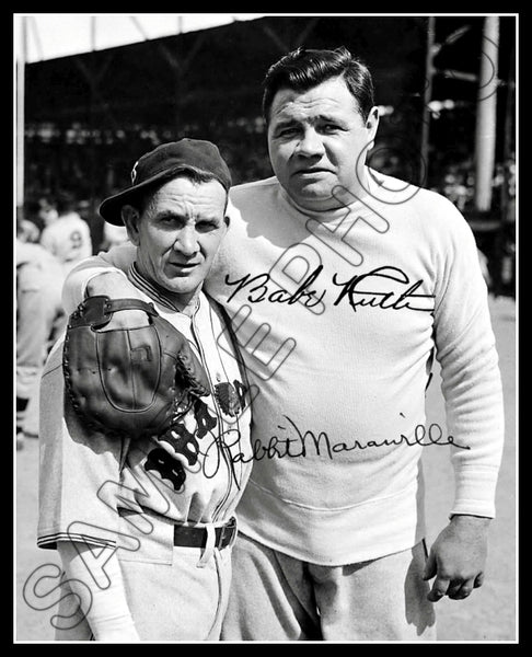 Babe Ruth Signed Baseball 1935 Boston Braves Rabbit Maranville JSA