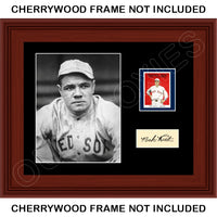 Babe Ruth 1915 Cracker Jack Card Matted Photo Display 11X14 - Boston Red Sox - 1604
