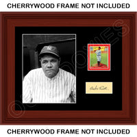 Babe Ruth 1933 Goudey Card Matted Photo Display 11X14 - New York Yankees - 1607