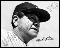 Babe Ruth 8X10 Photo - Autographed New York Yankees - 674