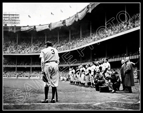 1948 Babe Ruth 11X14 Photo - Yankee Stadium Farewell New York Yankees - 681