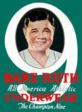 1927 Babe Ruth Underwear Store Counter Standup Sign - Yankees - 3