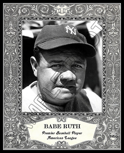 Babe Ruth 8X10 Photo - New York Yankees - 684