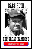 Babe Ruth Poster 11X17 - New York Yankees - 656