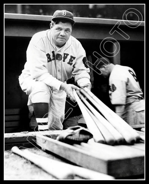 Babe Ruth 8X10 Photo - 1935 Boston Braves - 663