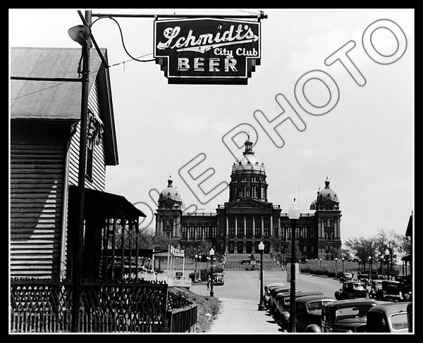 Schmidt's Beer 8X10 Photo - Des Moines Iowa 1940 - 2270