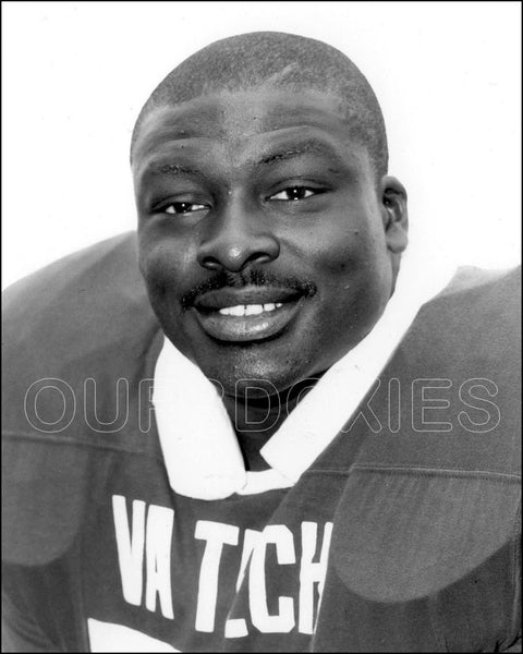 Bruce Smith 8X10 Photo - Virginia Tech - 2978