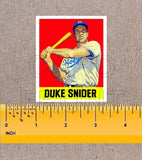 1948 Leaf Duke Snider Fantasy Card - Brooklyn Dodgers - 3393