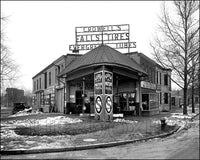 1922 Standard Gas Station 8X10 Photo - Washington DC - 3034