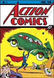 1938 Superman Store Counter Standup Sign - #1 Action Comics - 2622