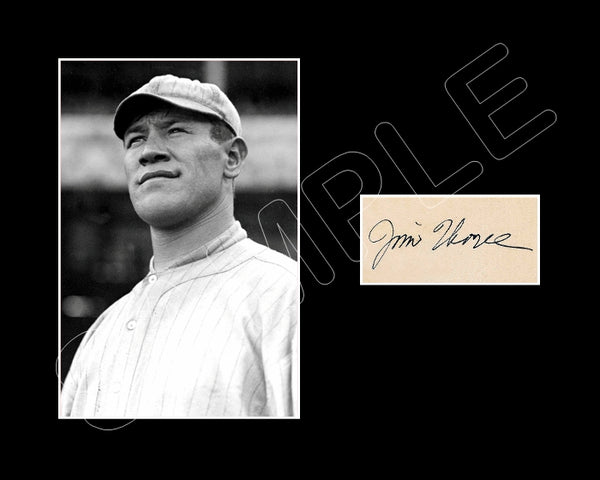Jim Thorpe Matted Photo Display 8X10 - New York Giants - 773