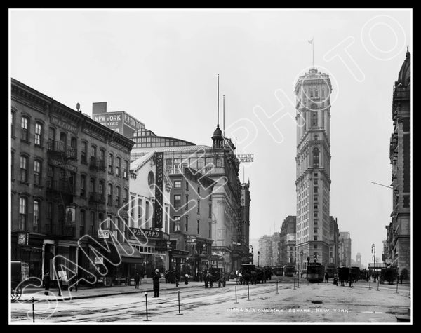 1904 Times Square New York 11X14 Photo - 2573