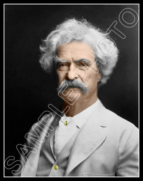 Mark Twain Colorized 11X14 Photo - 2955