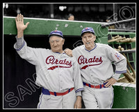Honus Wagner Pie Traynor Colorized 8X10 Photo - 1939 Pittsburgh Pirates - 2070