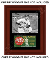 Paul Waner 1928 Lucky Strike Matted Photo Display 11X14 - Pirates - 1617