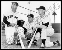 Mickey Mantle Ted Williams 8X10 Photo - Yogi Berra Red Sox Yankees - 2078