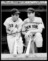 Ted Williams Joe Dimaggio 11X14 Photo - Autographed Red Sox Yankees - 2084