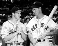 Ted Williams Stan Musial 8X10 Photo - 1948 Red Sox Cardinals - 3323