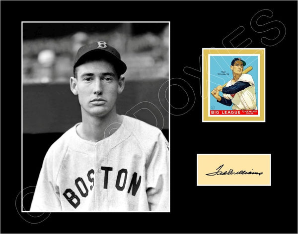 Ted Williams 1933 Goudey Card Matted Photo Display 11X14 - Red Sox - 1619