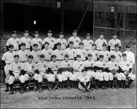 1942 New York Yankees 8X10 Photo - Dimaggio Dickey Rizzuto - 2282