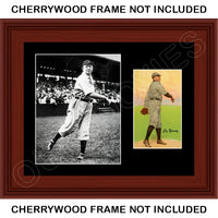 Cy Young Turkey Red Matted Photo Display 11X14 - Cleveland Naps - 1625