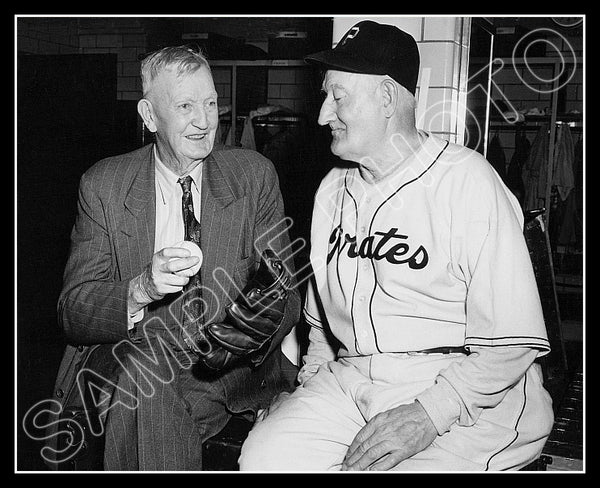 Cy Young Honus Wagner 8X10 Photo - 1950 Pirates  - 2094